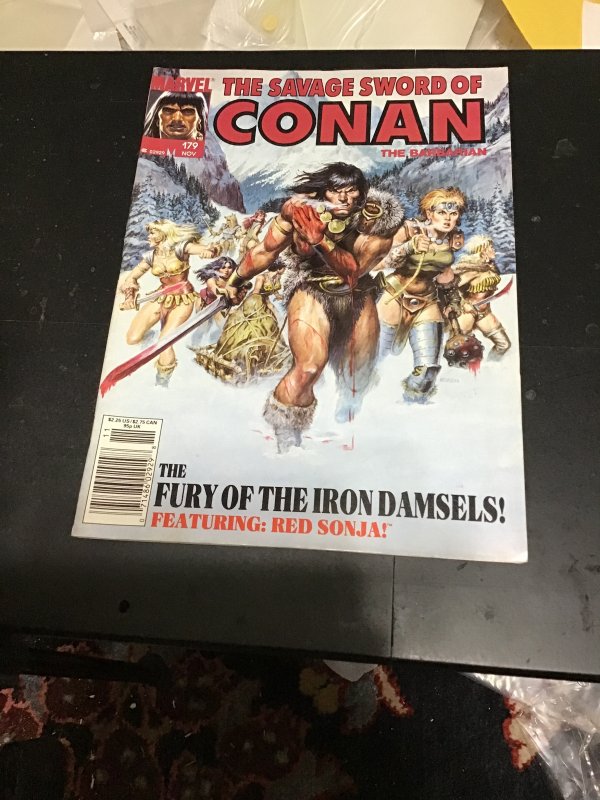 The Savage Sword of Conan #179 (1990) High-Grade! NM- Wow!