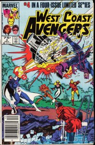 West Coast Avengers #4 (1984) West Coast Avengers / Avengers West Coast