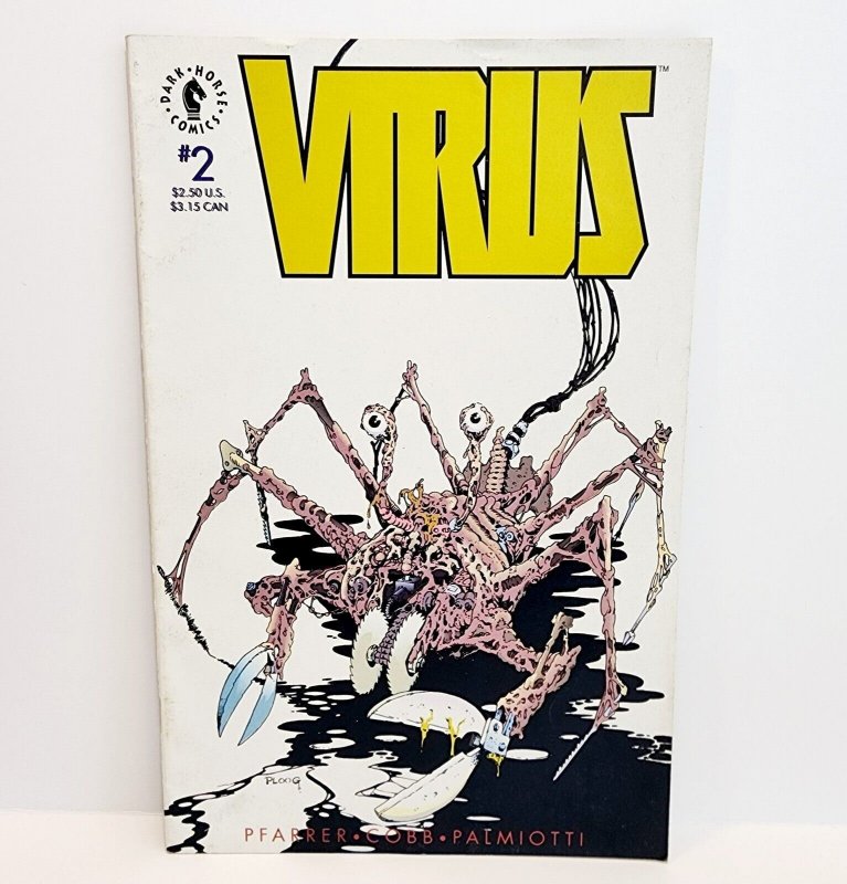 Dark Horse Comics #2 1993 Virus Vintage Sci-Fi Comic Book