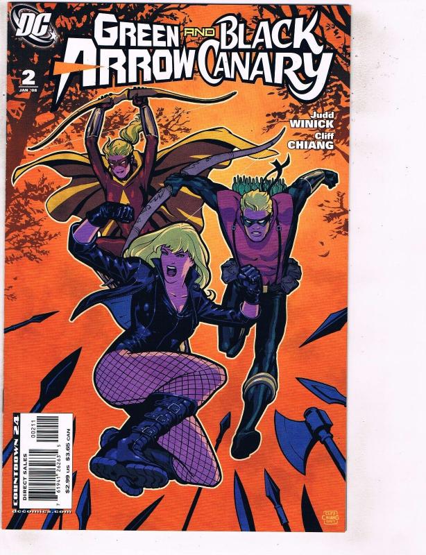 5 Green Arrow & Black Canary DC Comic Books #1 2 3 4 5 Lantern Batman Flash MS21