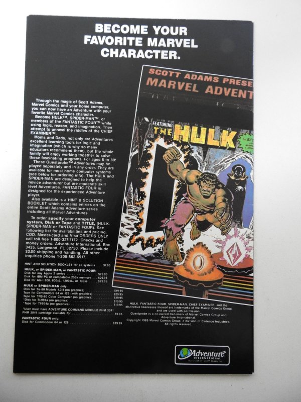 The Uncanny X-Men #205 (1986) FN+ Condition