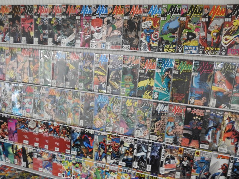 Huge Lot 180+ Comics W/ Sub-Mariner, Spider-Man, X-Force+ Avg VF- Condition!