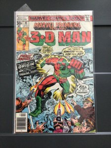 Marvel Premiere #35 (1977)1st 3D Man