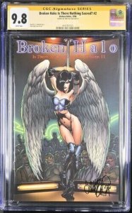 Broken Halo :Is There Nothing Scared (1998)#2(CGC 9.8) Signed Tim Vigil Census=1