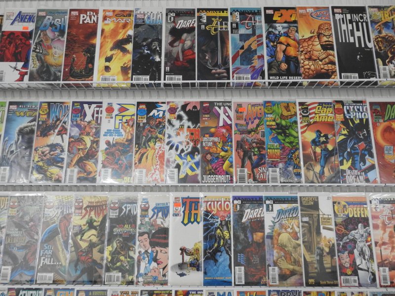 Huge Lot 150+ Comics W/ Spider-Man, Daredevil, X-Men, Hulk+ Avg VF+ Condition!!