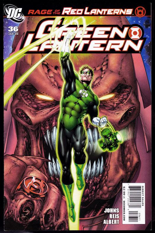 Green Lantern #36 (3rd Series) Rage of the Red Lanterns 9.4 NM