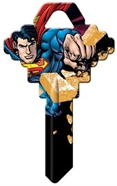 Schlage Superman Smashing through Brick Wall House Key