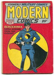 Modern Comics #69 1948- BLACKHAWK- Torchy by Bill Ward VG