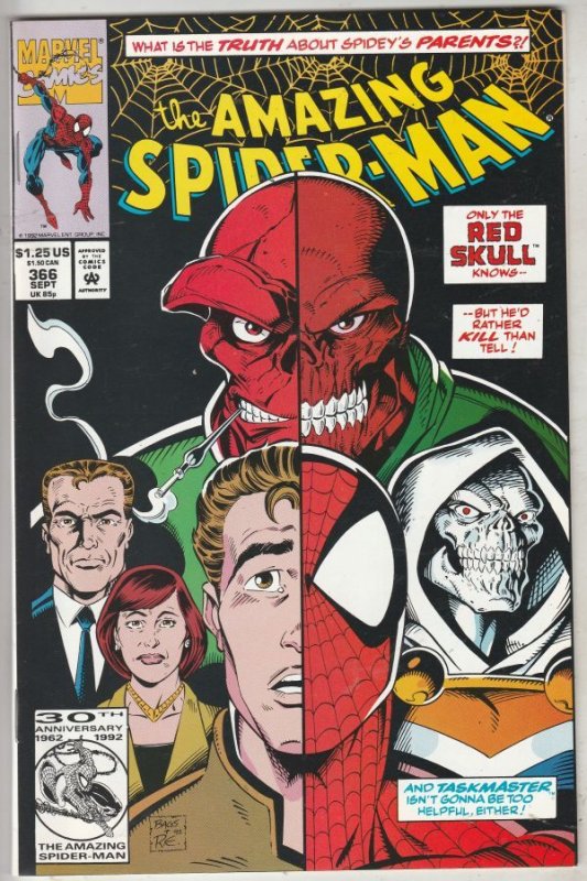 Amazing Spider-Man #366 (Sep-92) NM- High-Grade Spider-Man