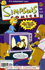 SIMPSONS COMICS (BONGO) (1993 Series) #64 Near Mint Comics Book