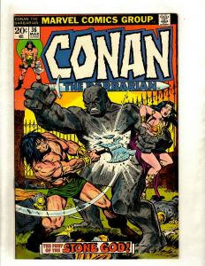 Lot Of 6 Conan The Barbarian Marvel Comic Books # 30 31 32 35 36 38 Sonja RS1