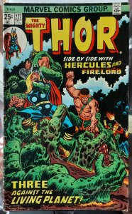 Thor #227 Firelord, Hercules, Galactus Appearance, Classic Black Battle CVR
