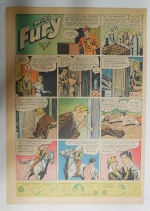 Miss Fury Sunday by Tarpe Mills from 2/8/1942 Size: 11 x 15  Very Rare Year #2