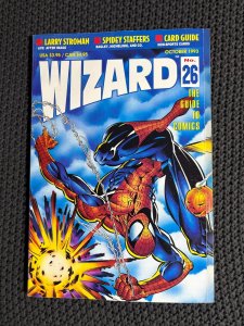 1993 WIZARD Comic Magazine #26 FVF 7.0 Larry Stroman / Spider-Man Cover