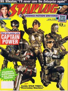 Starlog #129 VF/NM ; Starlog | Magazine Captain Power