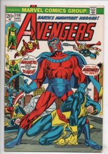 AVENGERS #110, VF, Magneto, Thor, Iron Man, Captain America, 1963 1973