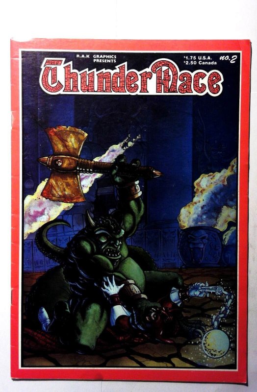 Thunder Mace #2 (1986) RAK Graphics Thundermace 1st Print Comic Book
