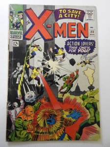 The X-Men #23 (1966) VG Condition moisture stain