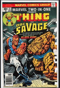 Marvel Two-in-One #21 (1976) The Thing