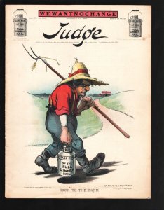 Judge 11/10/1900-Grant Hamilton cover art-comic style art by Zim-Penryn Stanl...