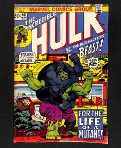 Incredible Hulk (1962) #161 VS. the Beast!