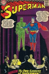 Superman #186 ORIGINAL Vintage 1966 DC Comics Two Ghosts