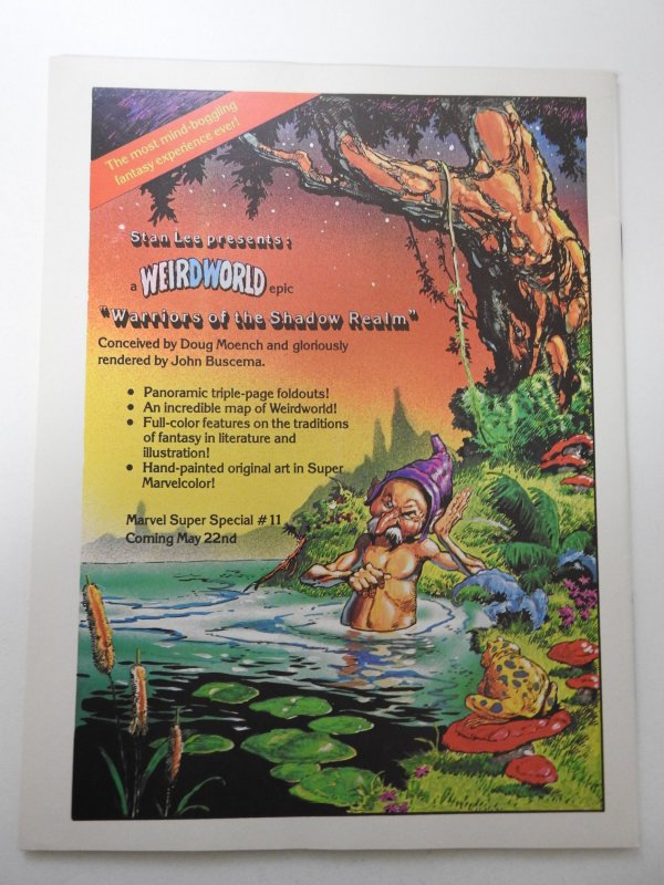 Marvel Comics Super Special #10 (1979) VF+ Condition!