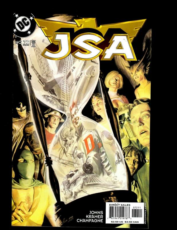 Lot of 12 JSA DC Comic Books #61 62 63 64 65 66 67 68 69 70 71 72 GK25 