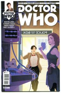 DOCTOR WHO #7 A, NM, 11th, Tardis, 2015, Titan, 1st, more DW in store, Sci-fi