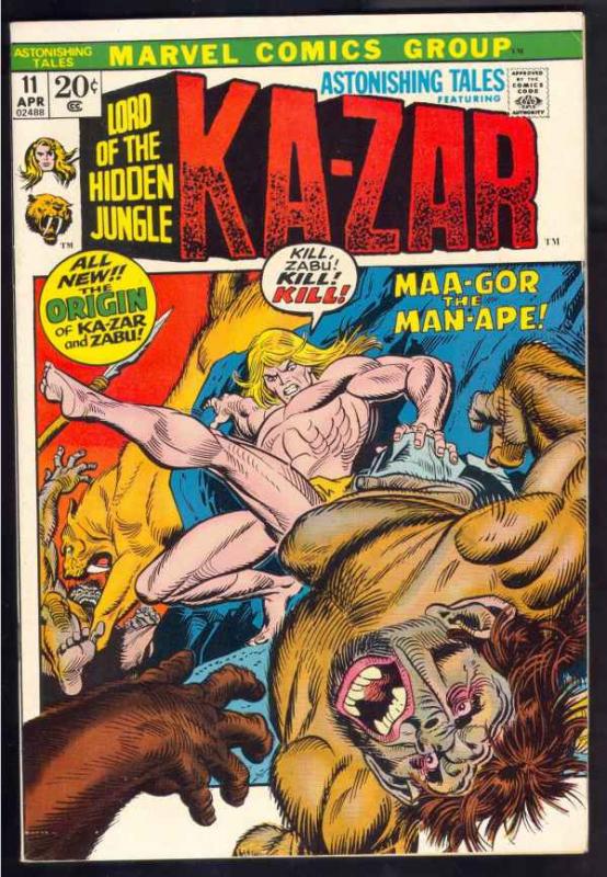 Astonishing Tales #11 (Apr-72) VF/NM High-Grade Ka-Zar