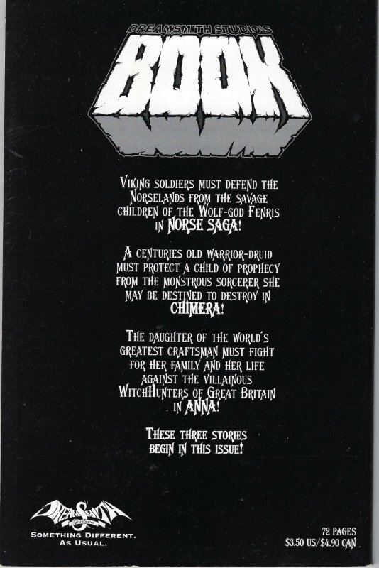 Dreamsmith Studios Book Black & White Cover !!!  VF/NM