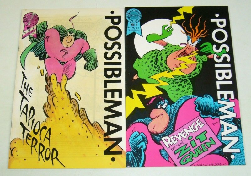 Possibleman #1-2 FN/VF complete series - william van horn - blackthorne comics