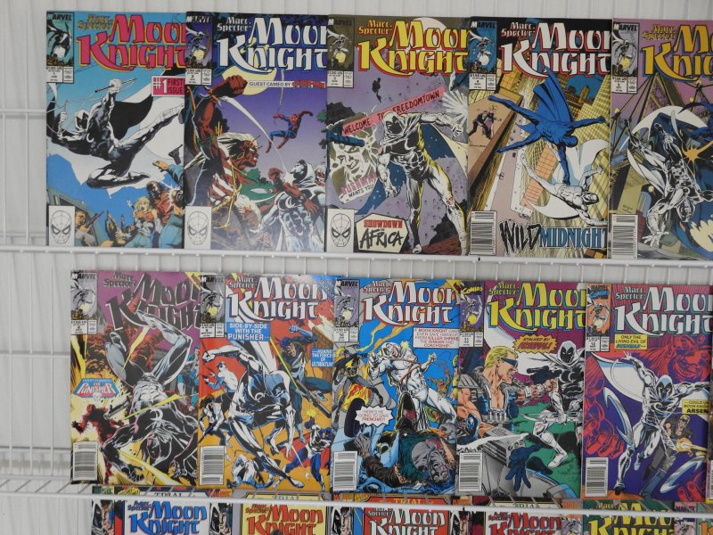 Lot Marc Spectre: Moon Knight #1-34 Solid Run Avg VF-NM Condition!!
