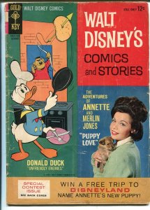 Walt Disney's Comics and Stories #289 1964-Gold Key-Carl Barks-Annette-GOOD