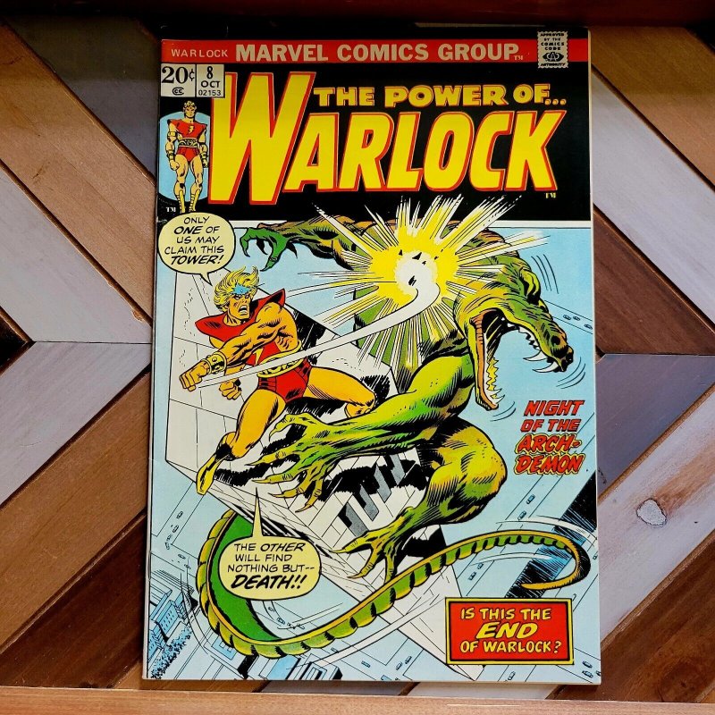 WARLOCK #8 FN (Marvel 1973) Night of the Arch-Demon