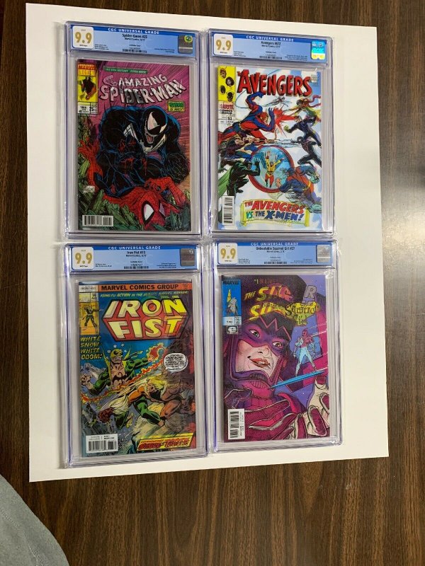 Marvel Cgc 9.9 Variant Lenticular 3D 25 Total 9.9’s 125 234 25 13 150 672 595 1