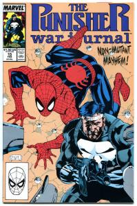 PUNISHER WAR JOURNAL #15, NM+, Jim Lee, Spider-Man, 1990, more Punisher in store