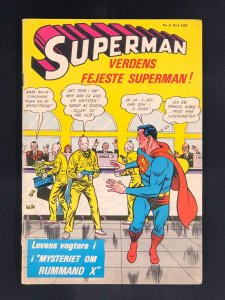 Verdens Fejeste Superman! #6 (1966) VG+ Danish Comic