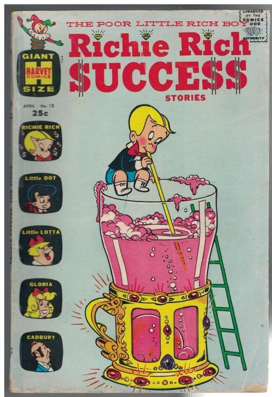 RICHIE RICH SUCCESS STORIES  13 FR-G April 1967