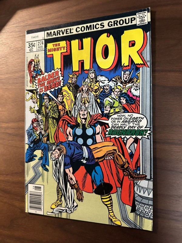 Thor #274 FN The Eye - and the Arrow! (Marvel 1978)