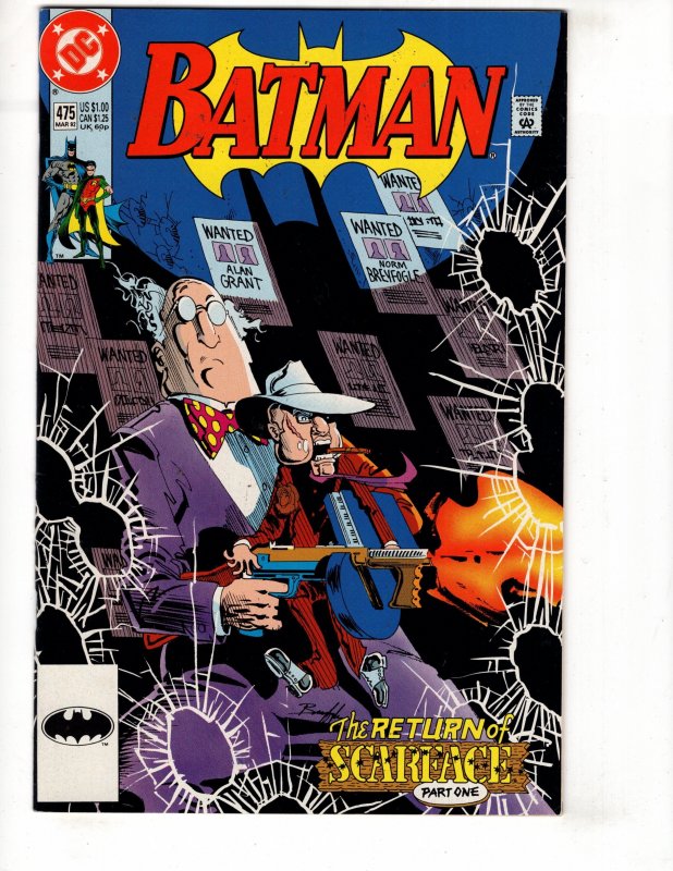Batman #475 (NM-) 1992 ~ 1st Appearance Renee Montoya  / ID#408