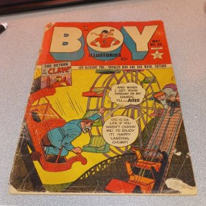 BOY ILLUSTORIES 89 1953 Crimebuster Lev Gleason Charles Biro RETURN OF THE CLAW