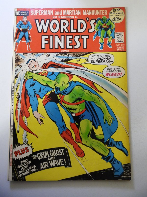 World's Finest Comics #212 (1972) VG/FN Condition