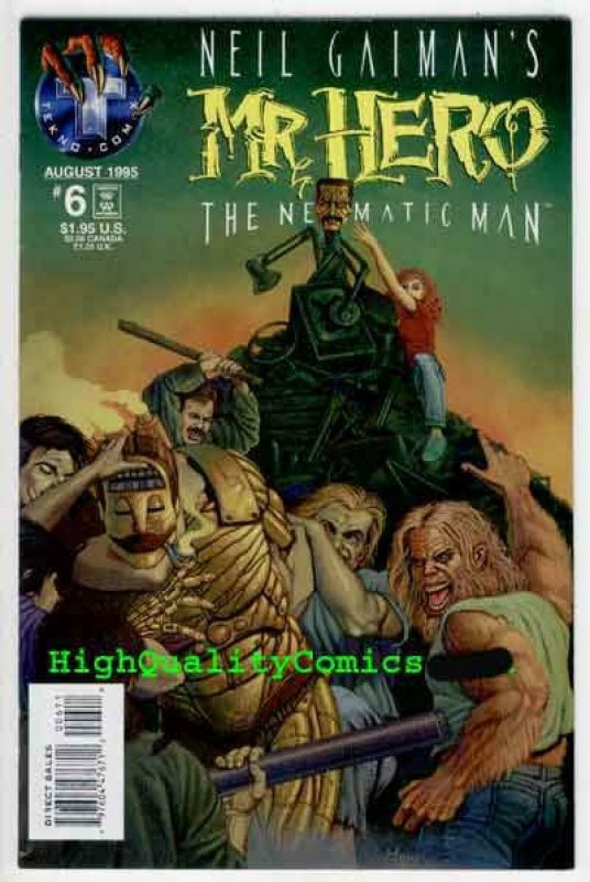 MR HERO #4 5 6, NM, Neil Gaiman's, Robot, Bryan Talbot, 1995, SteamPunk