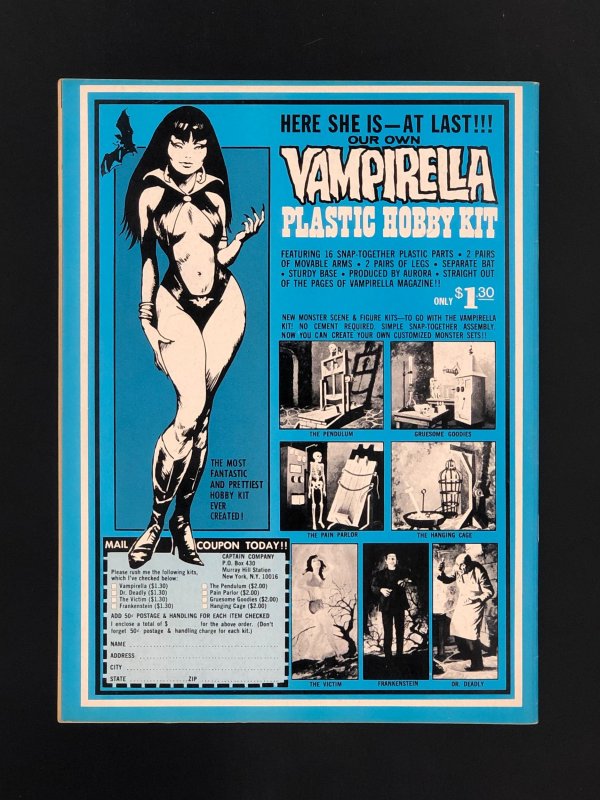Vampirella #14 (1971) Cover Art by Manuel Sanjulian