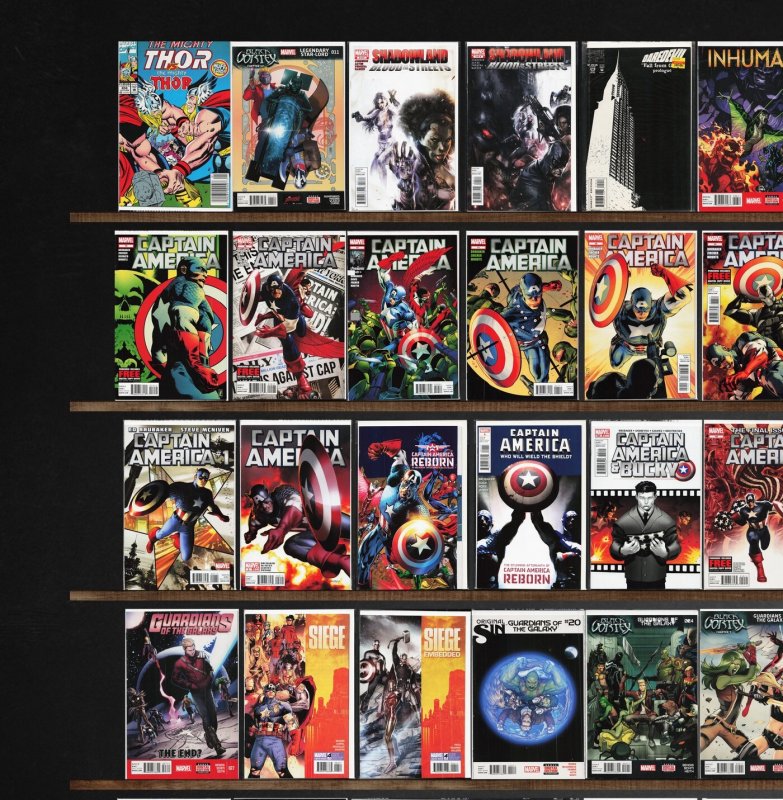 Huge Lot 140+ Comics with Captain America, Legendary Star Lord & More!