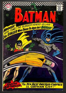 Batman #188 VG/FN 5.0 1st app Eraser