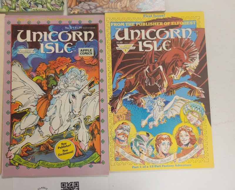 4 Aircel Comics #1 2 Starstone + #1 3 Unicorn Isle 68 TJ30