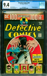 Detective Comics #438 CGC graded 9.4 100 Page Super Spectacular. Manhunter ba...