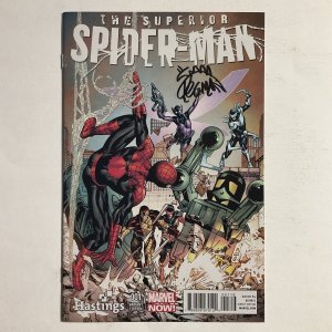 Superior Spider-Man 1 2013 Signed by Ryan Stegman Marvel Hastings NM near mint